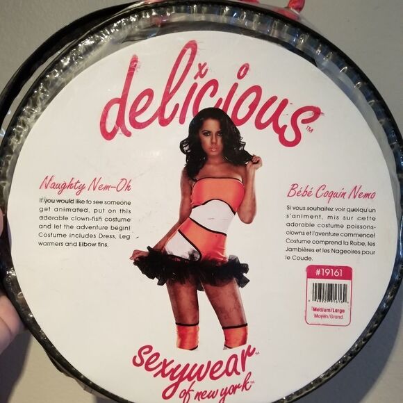 DELICOUS SEXYWEAR NAUGHTY NEMO COSTUME MEDIUM LARGE - Picture 3 of 4